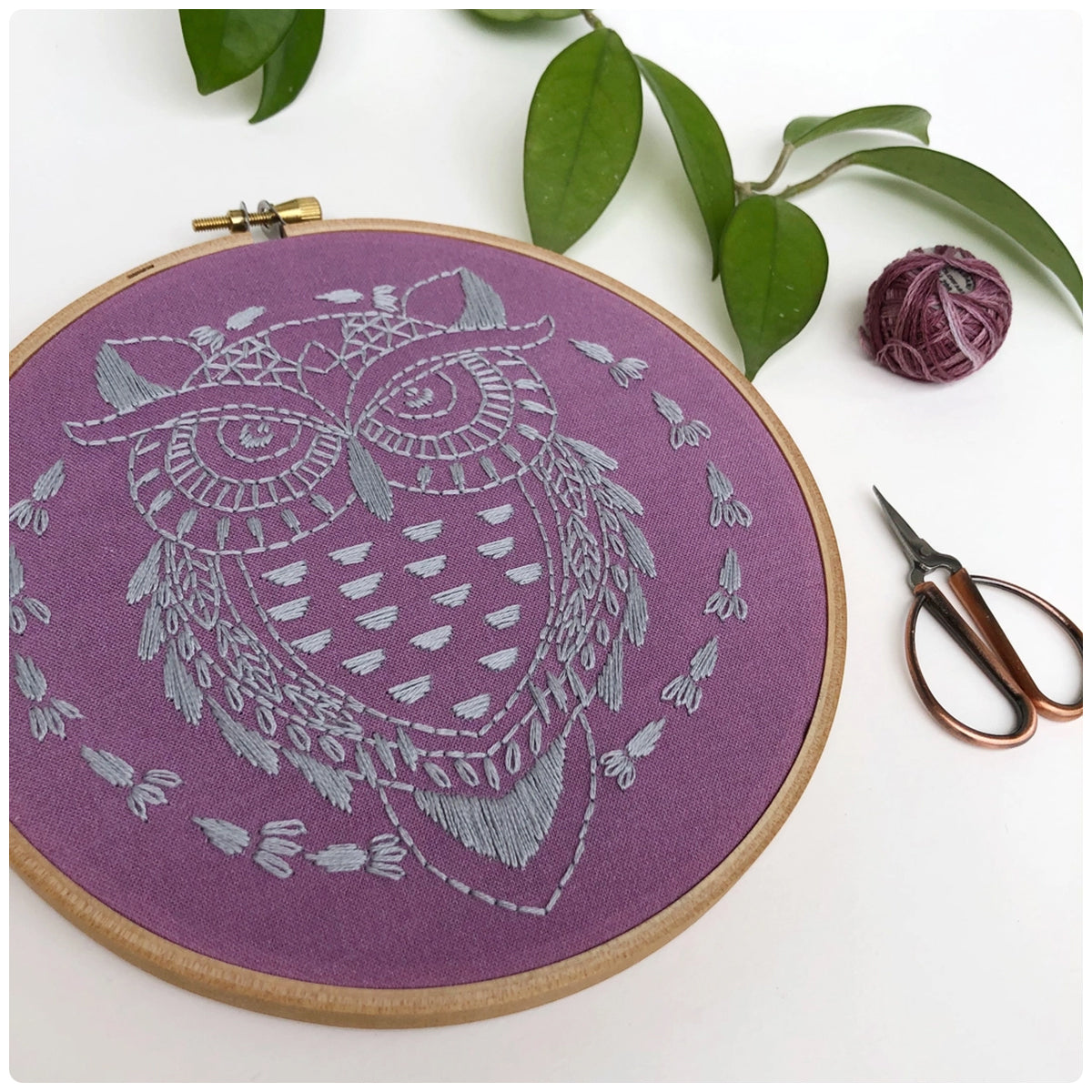 Owl Embroidery Kit