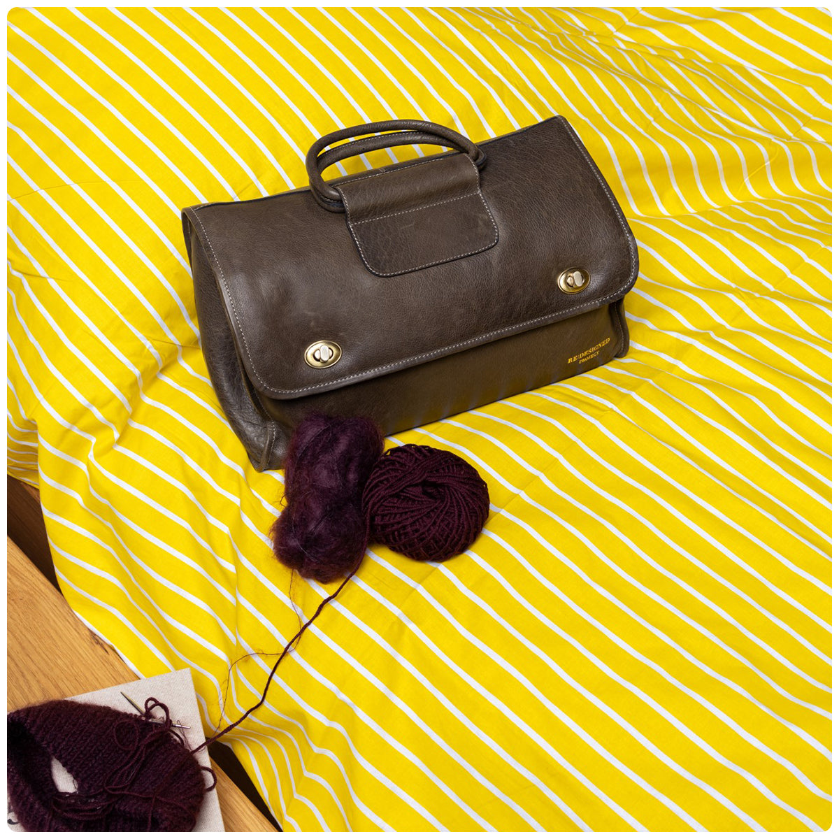 Project 73 Handle Knitting Case - Dark Green