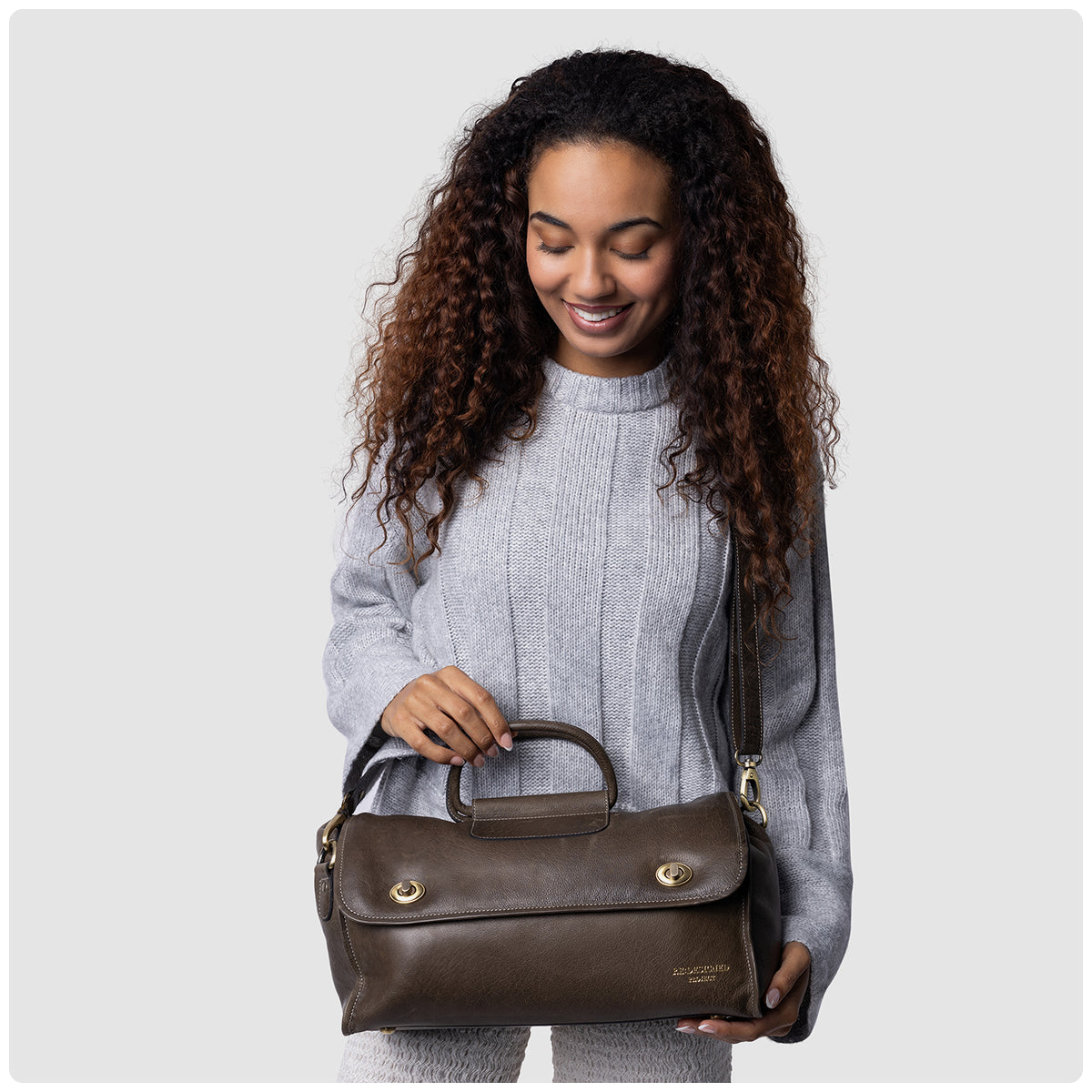 Project 73 Handle Knitting Case - Dark Green