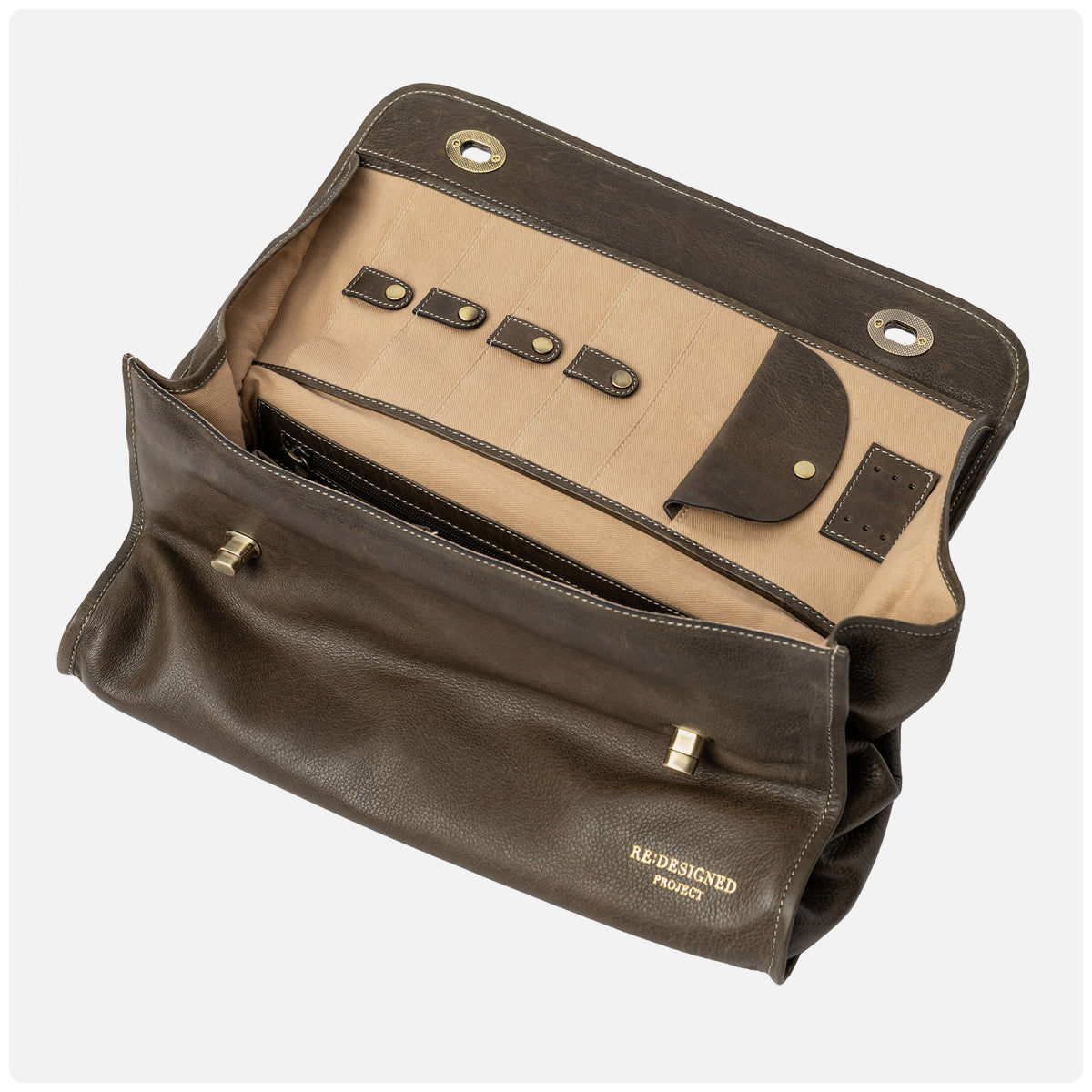 Project 73 Handle Knitting Case - Dark Green
