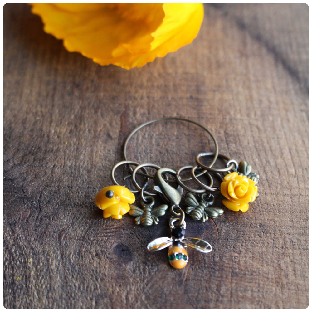 Garden Visitors Stitch Marker Sets