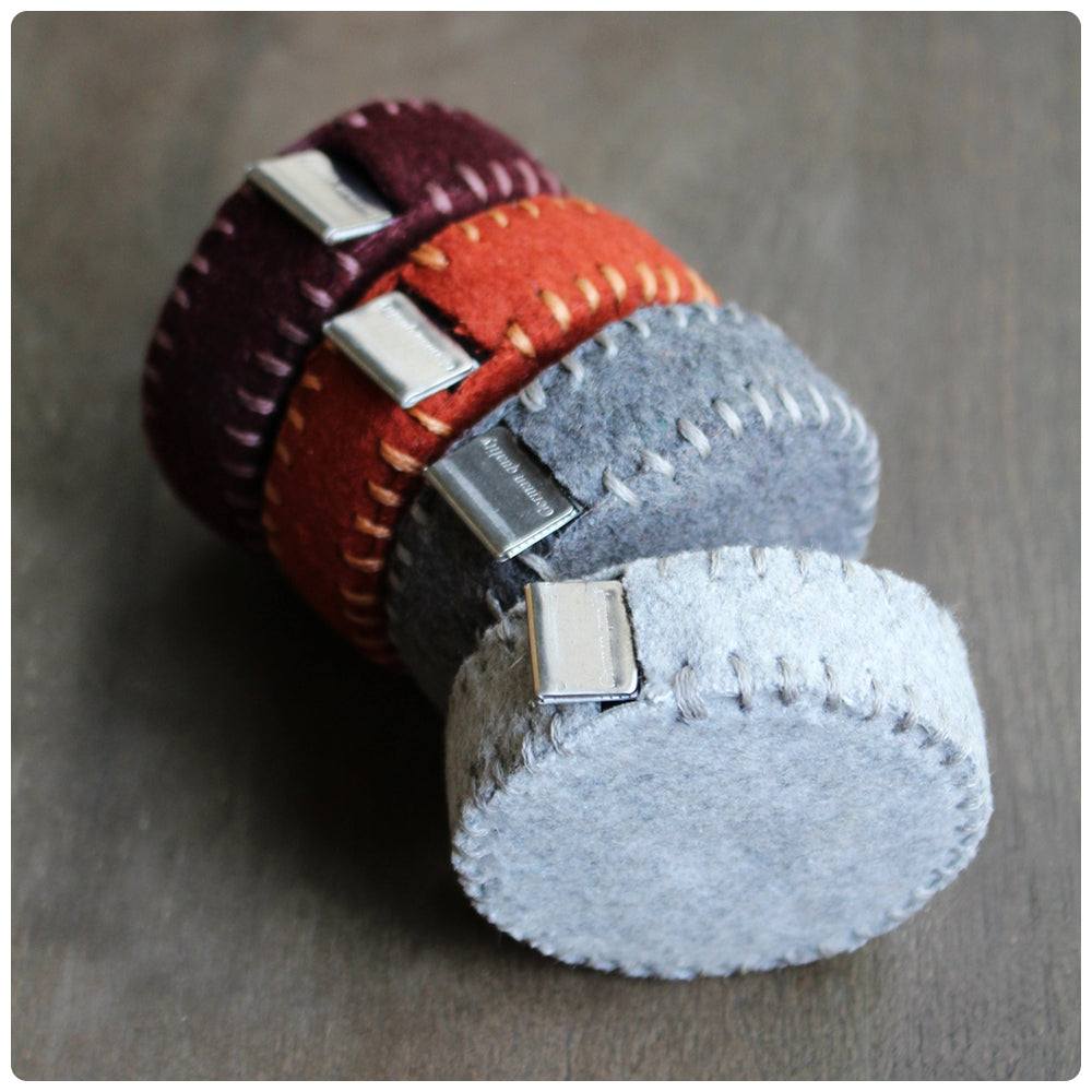 Hand-Stitched Woolen Tape Measures
