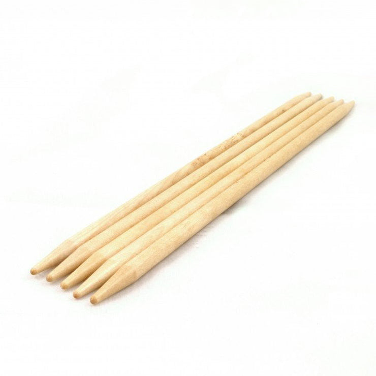 Birch 5" Double Pointed Needles