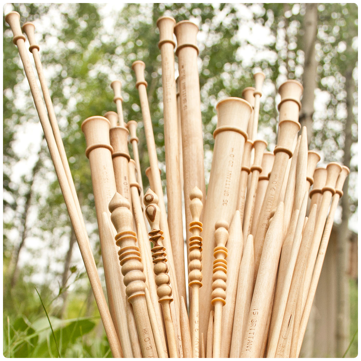 Birch 14” Straight Needles