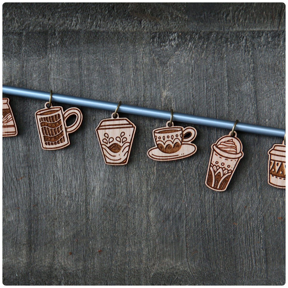 Morning Brew Stitch Marker Set