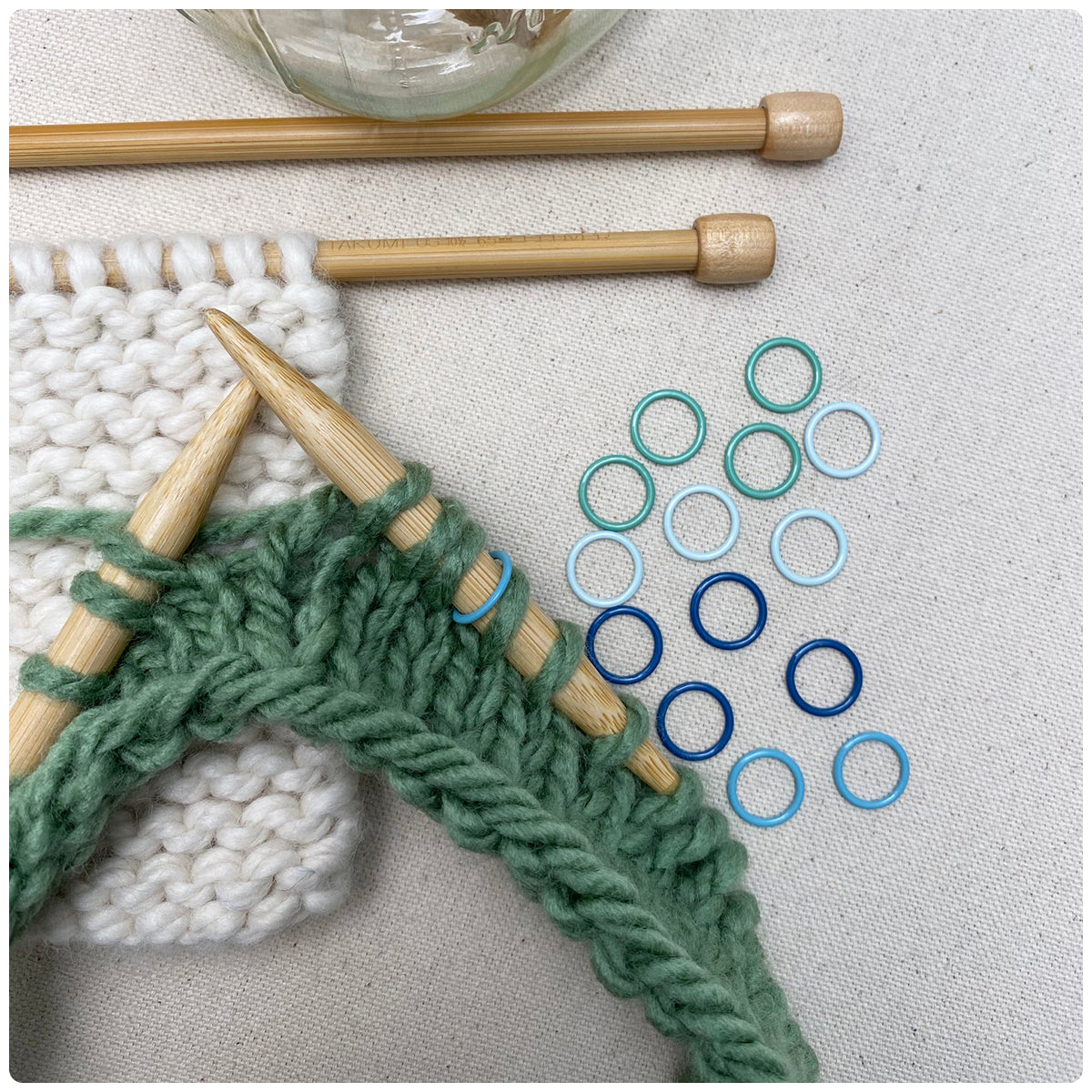 Seamless Ring Stitch Markers