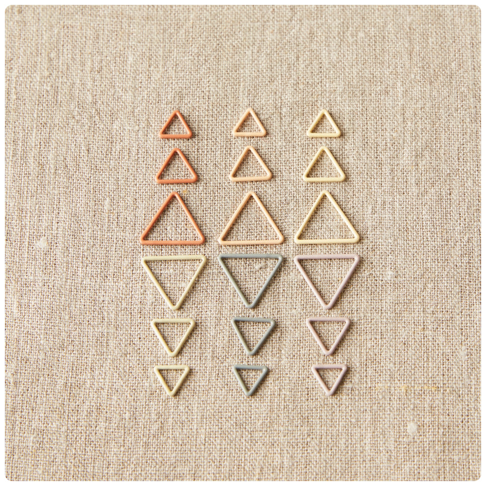 Earth Tones Triangle Stitch Markers