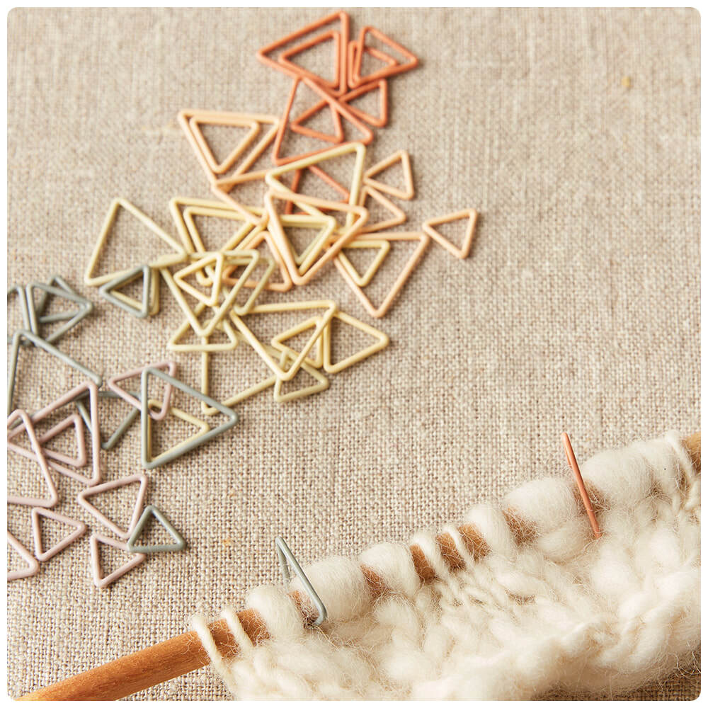 Earth Tones Triangle Stitch Markers