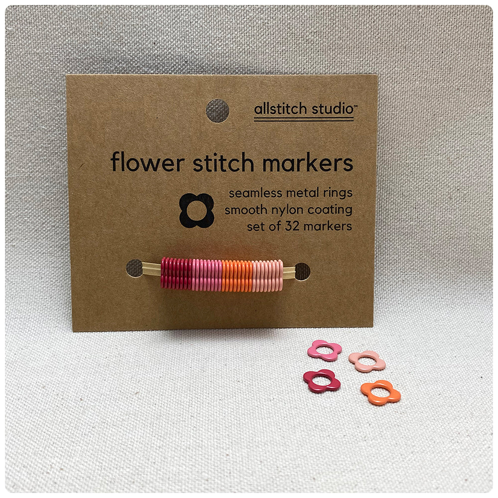 Small Flower Stitch Markers