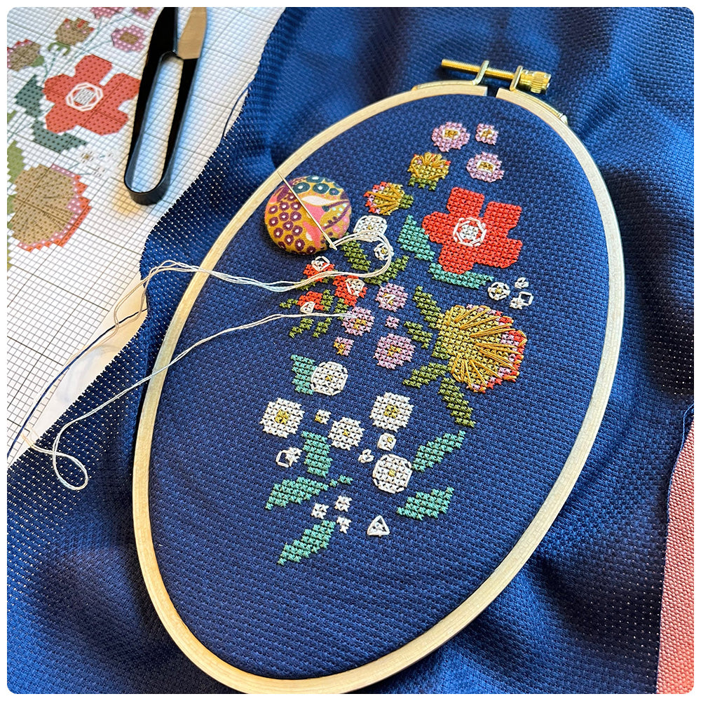 Forget-Me-Knots Cross Stitch Kit