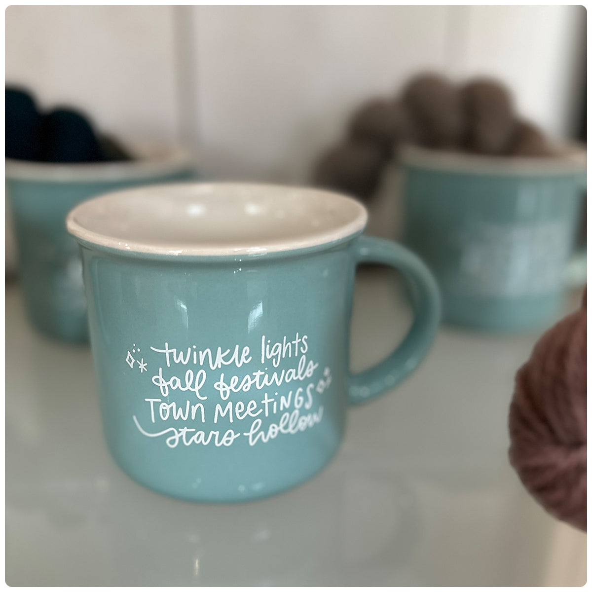 Twinkle Lights Fall Festival Ceramic Mug