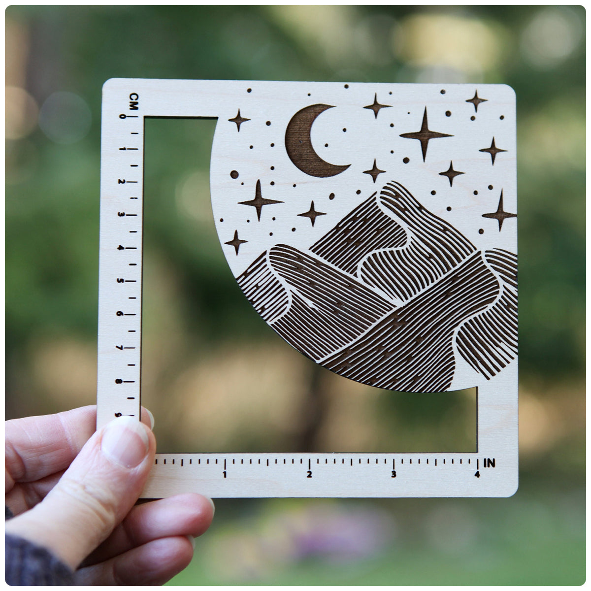 Moon & Mountain Gauge Ruler