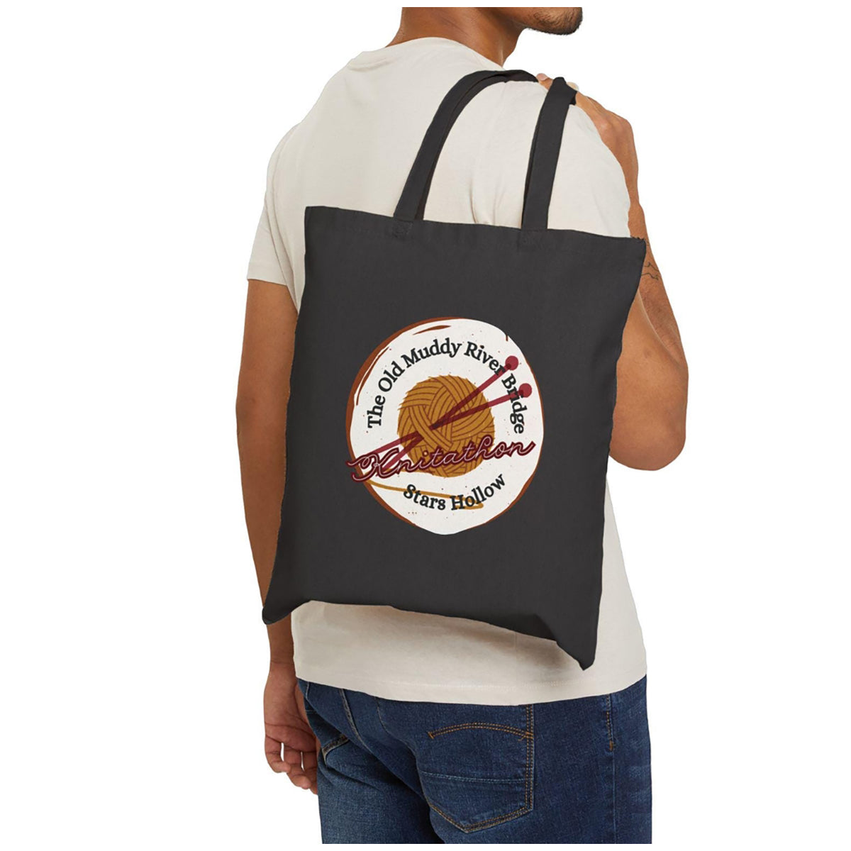 Old Muddy River Bridge Knitathon Tote