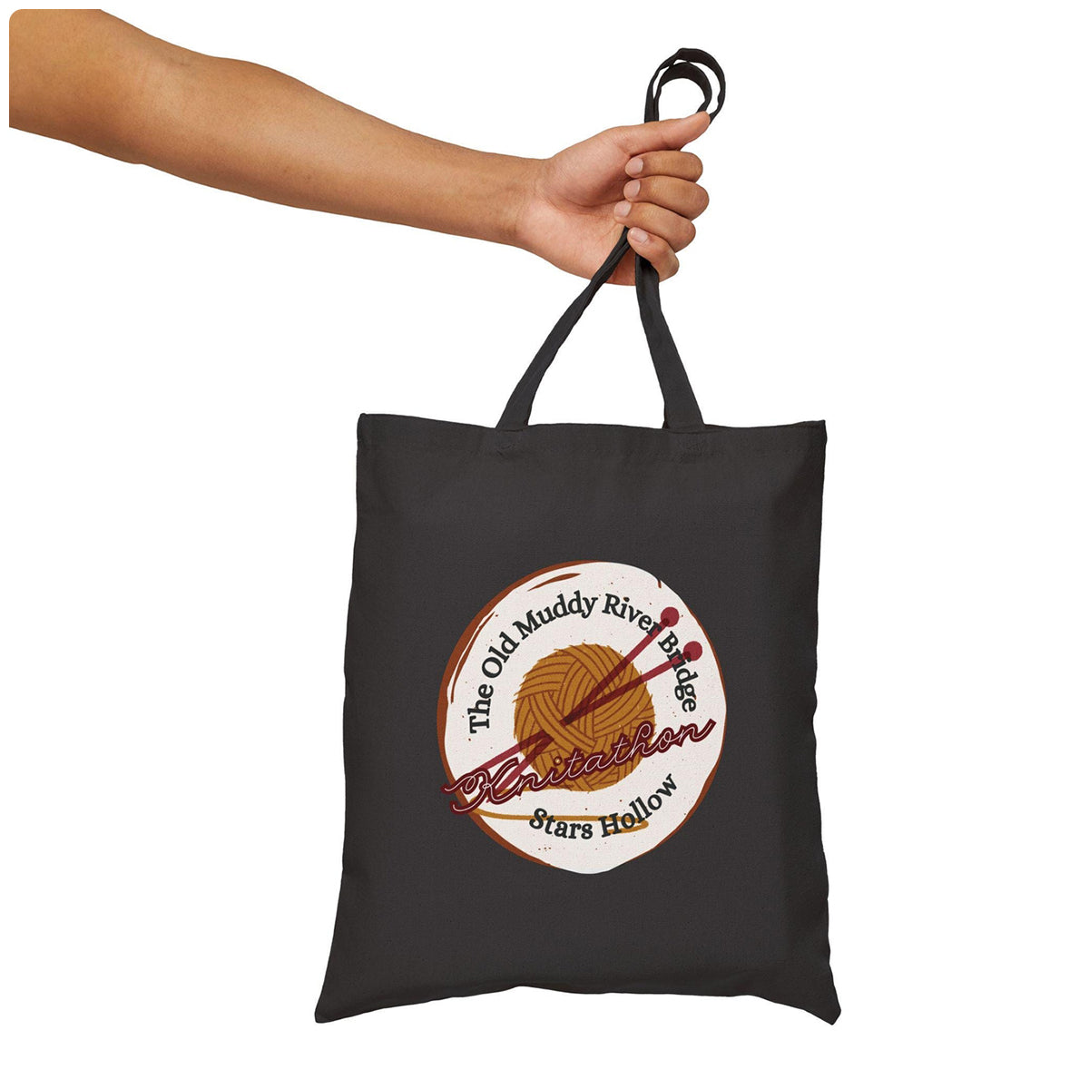 Old Muddy River Bridge Knitathon Tote