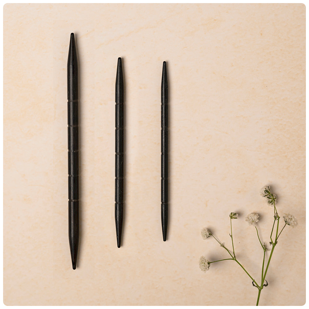Ebony Cable Needle Set