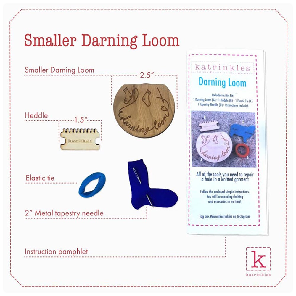 Smaller Darning & Mending Loom Kit