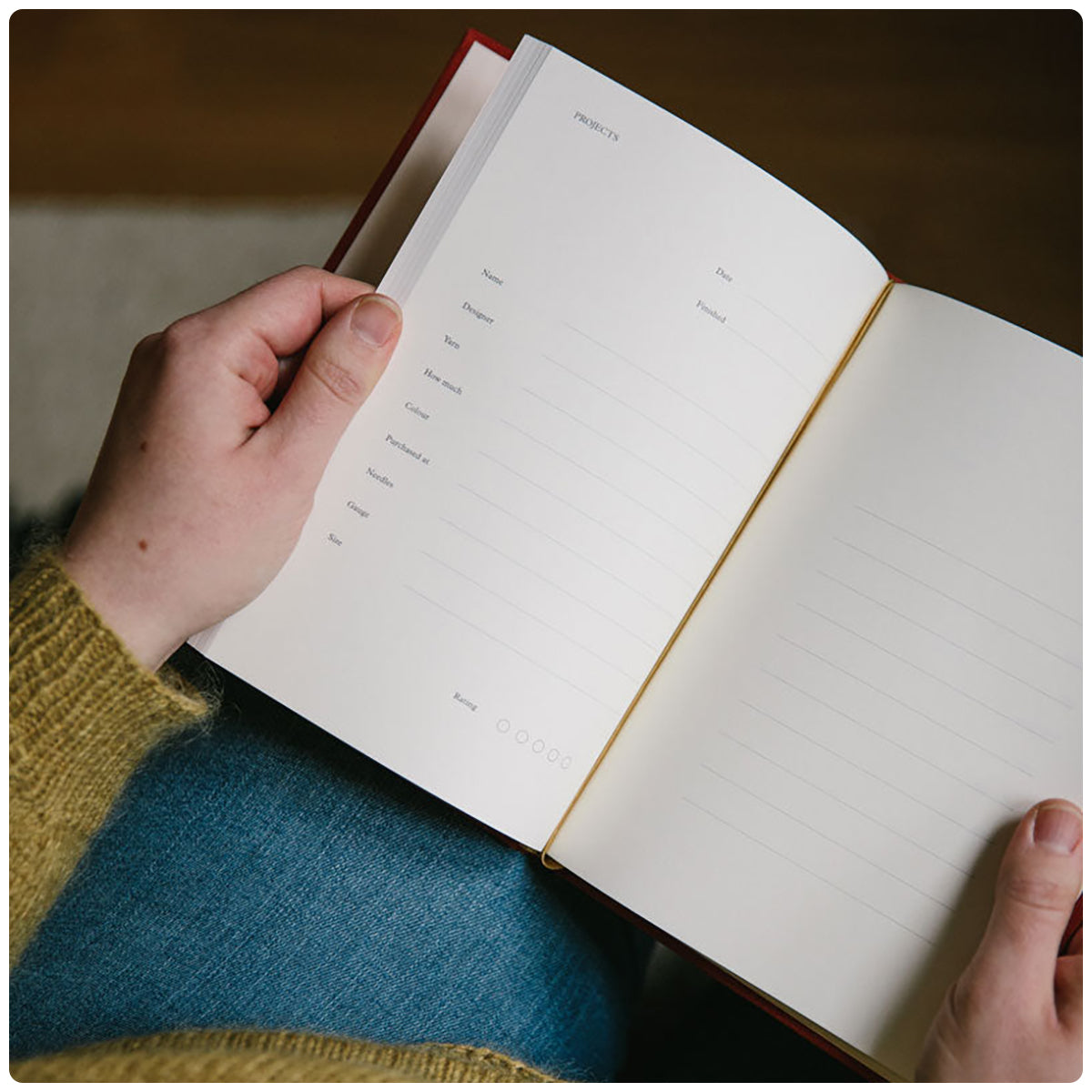 My Knitting Notes - Terracotta