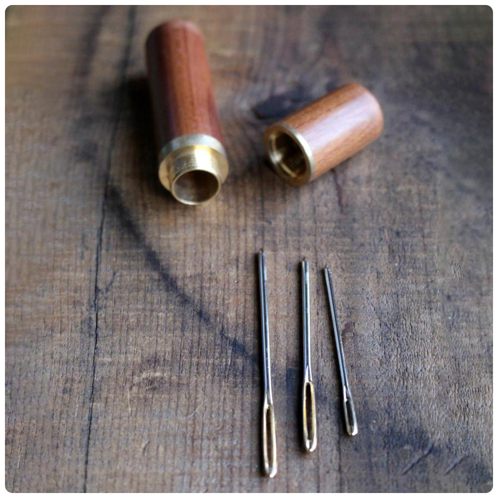 Wooden Tapestry Needle Case