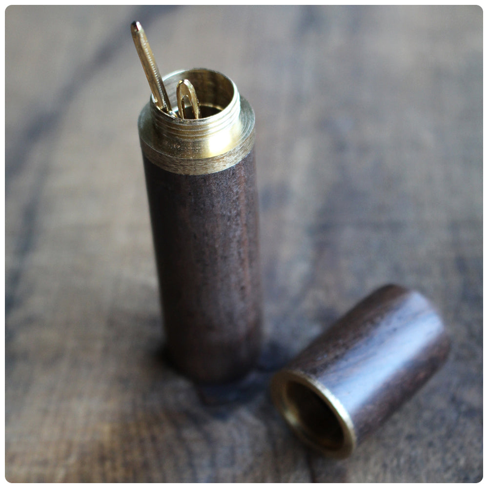 Wooden Tapestry Needle Case
