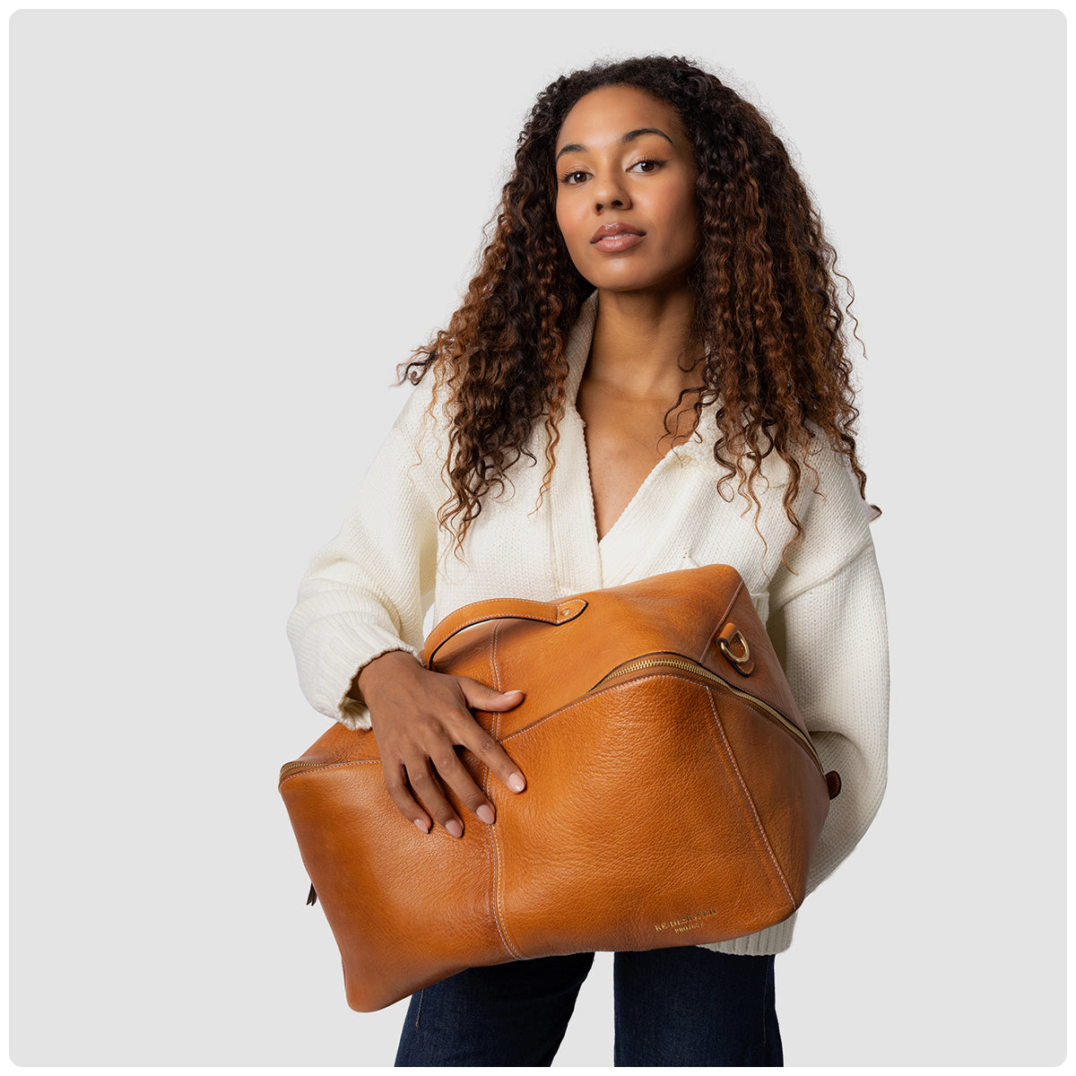 Project 40 Knitting Case - Burned Tan