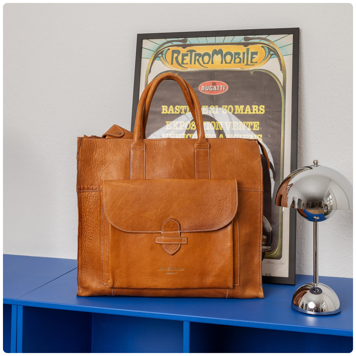 Project 43 Knitting Tote - Burned Tan