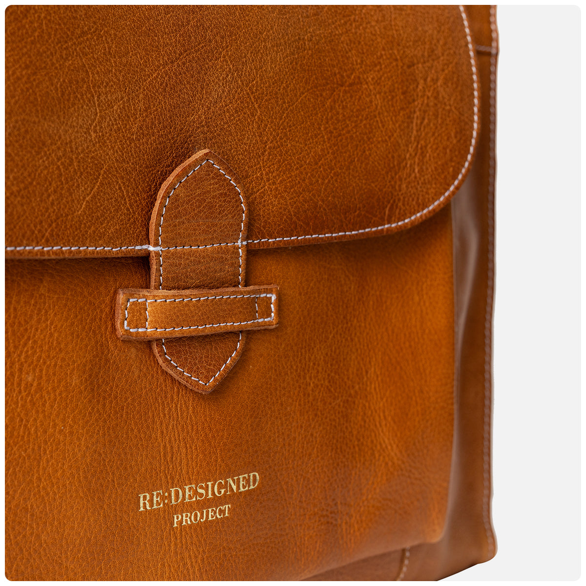 Project 43 Knitting Tote - Burned Tan