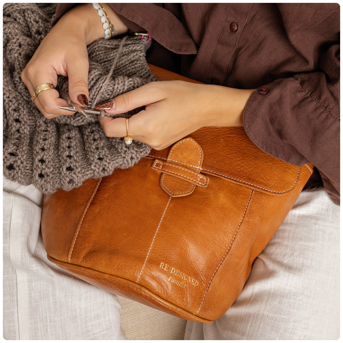 Project 58 Crossover Bag - Burned Tan