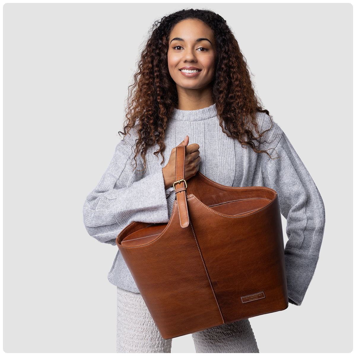 Project 72 Large Yarn Bucket - Walnut