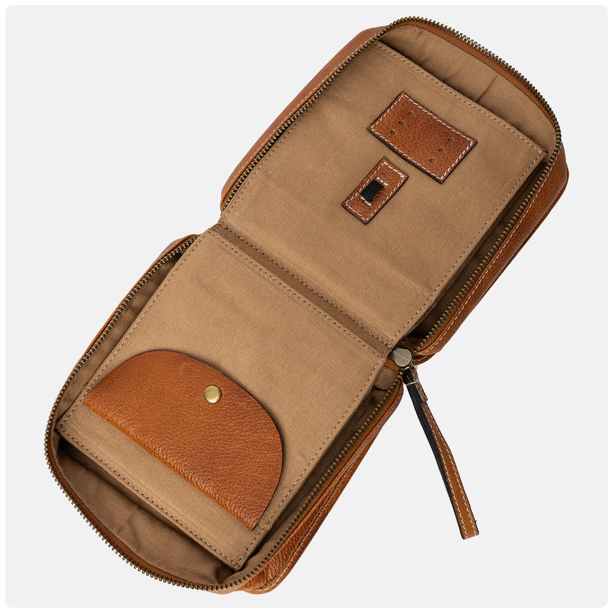 Project 83 Interchangeable Needle Case - Burned Tan