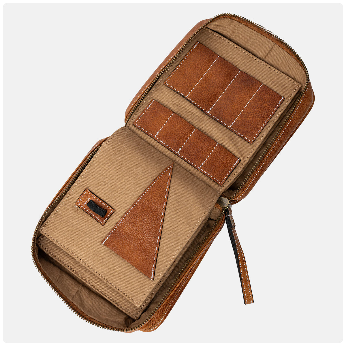 Project 83 Interchangeable Needle Case - Burned Tan
