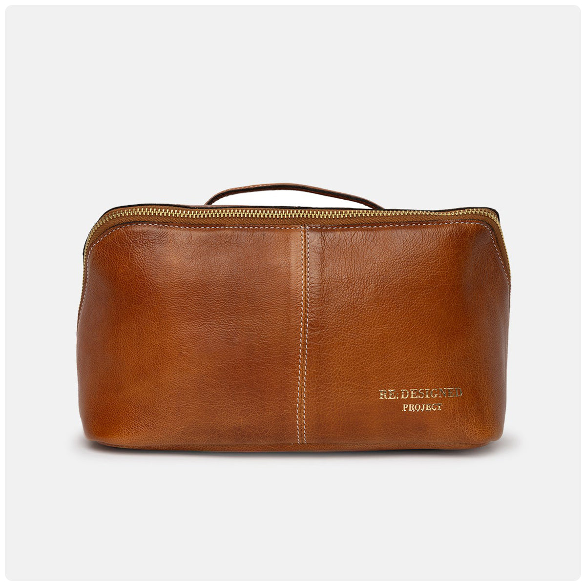 Project 9 Organizer - Burned Tan / Gold