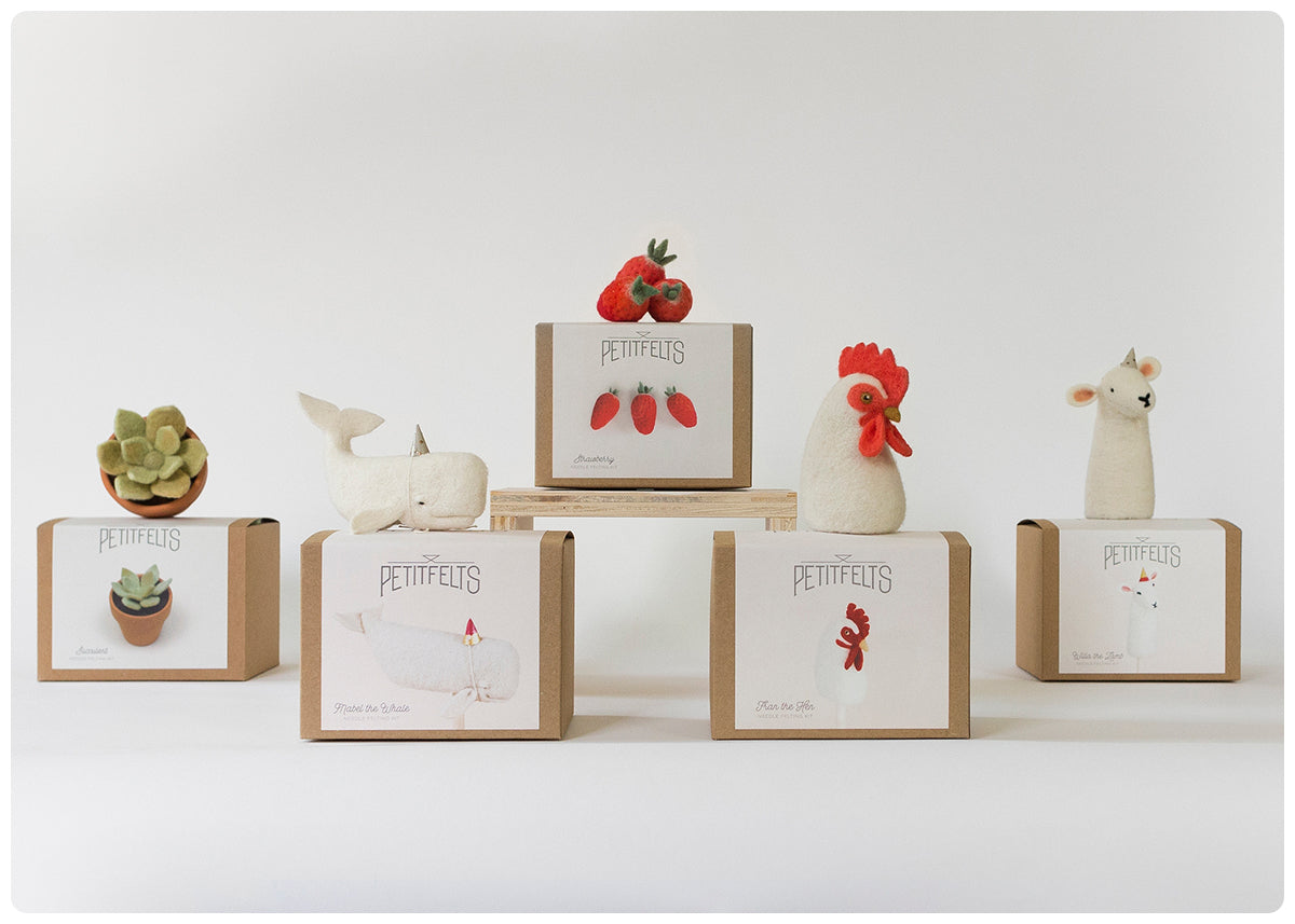 Strawberry Needle Felting Kit
