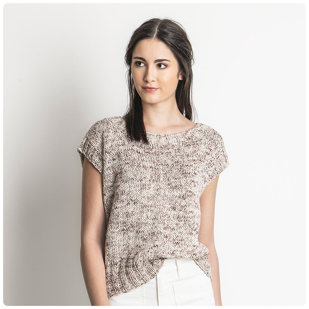 Printed Organic Cotton Worsted