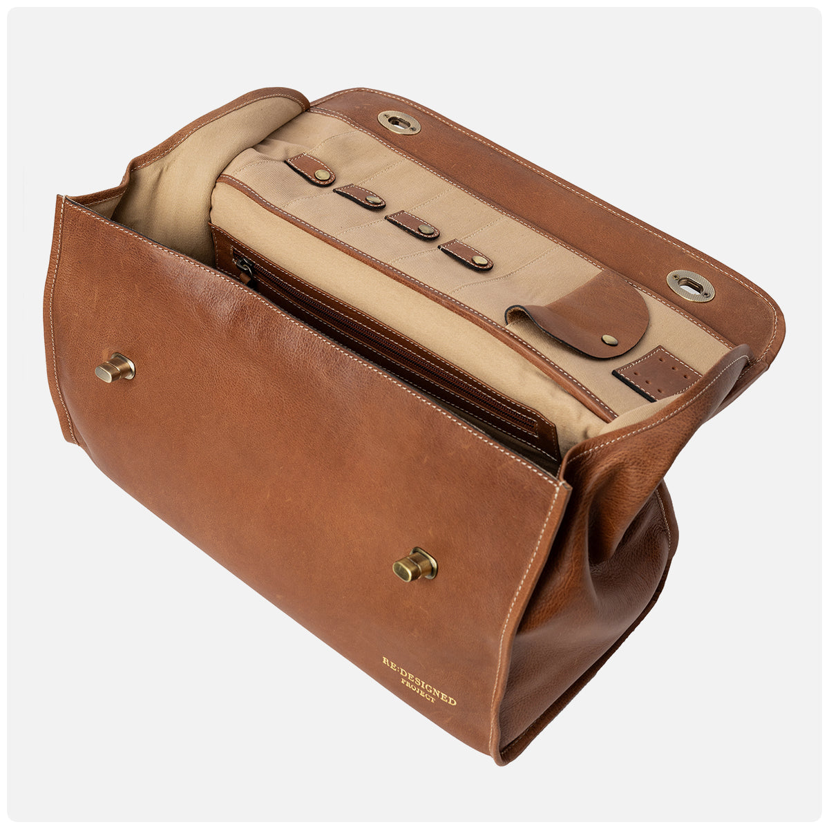 Project 73 Handle Knitting Case - Walnut