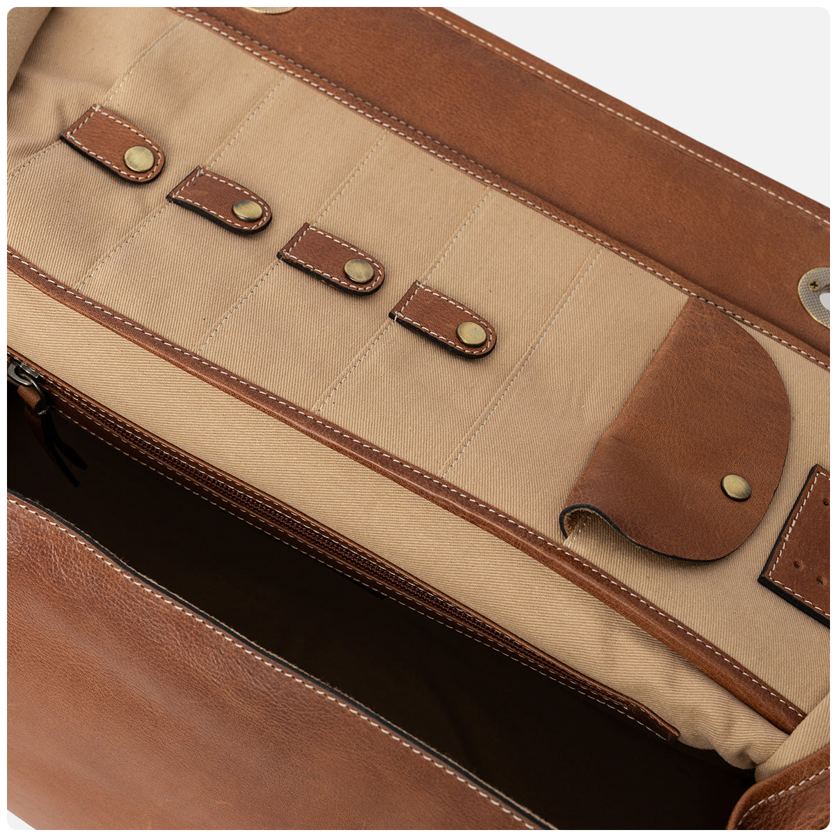 Project 73 Handle Knitting Case - Walnut
