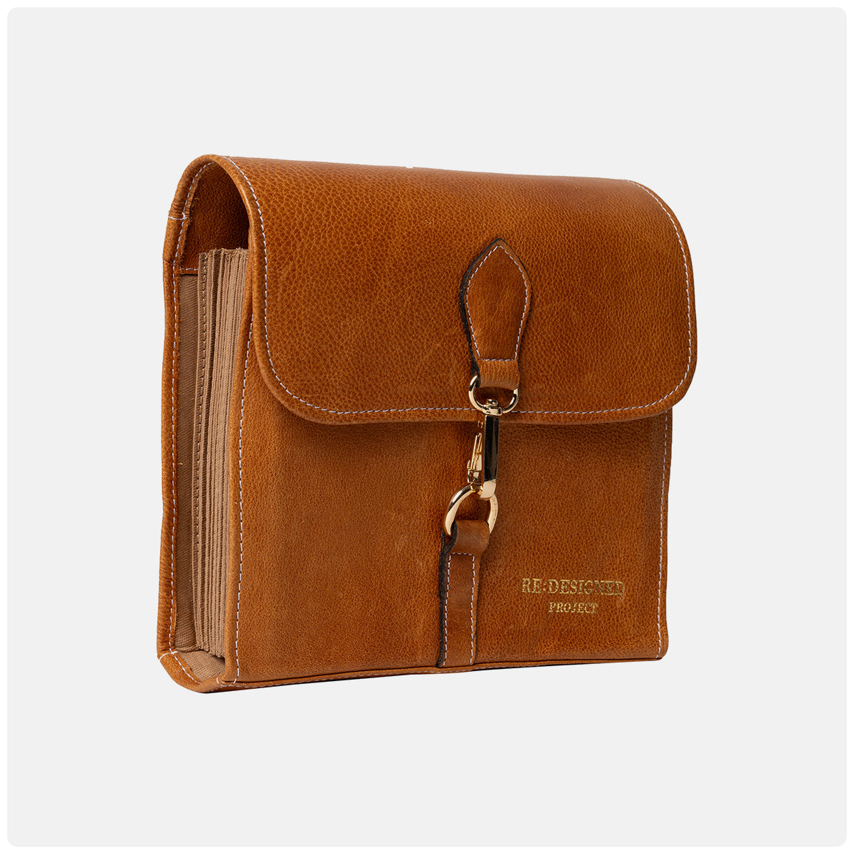 Project 93 Circular Needle Case - Burned Tan