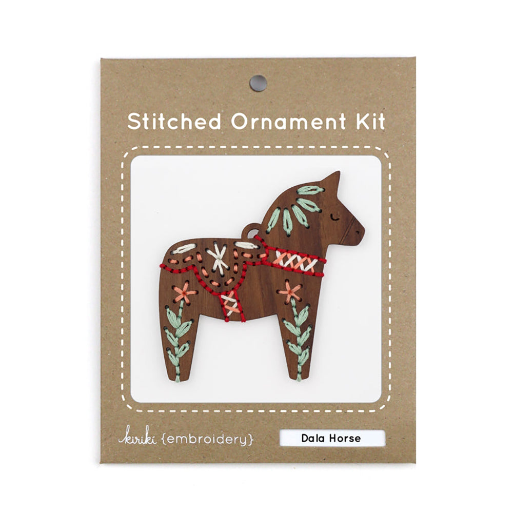 Walnut Stitched Ornament Kits