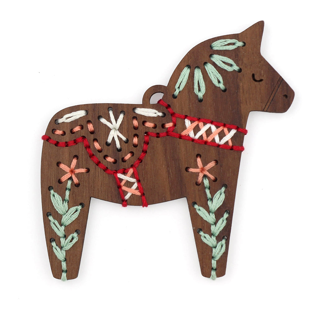 Walnut Stitched Ornament Kits