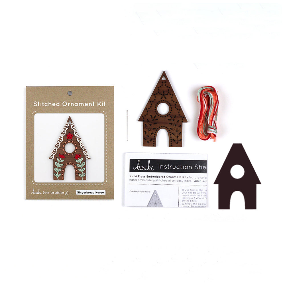 Walnut Stitched Ornament Kits