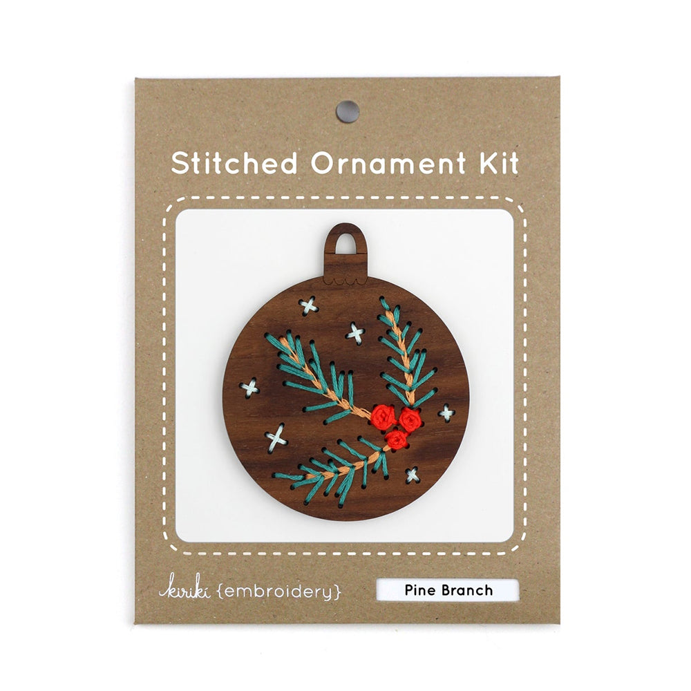 Walnut Stitched Ornament Kits