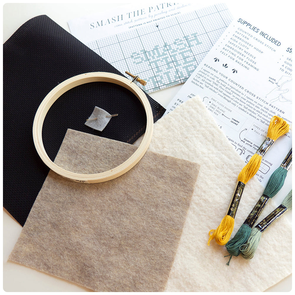Smash the Patriarchy Cross Stitch Kit
