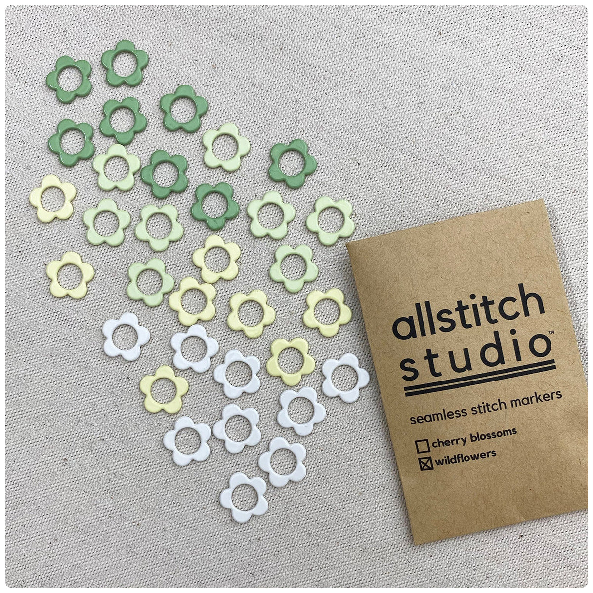 Large Flower Stitch Markers