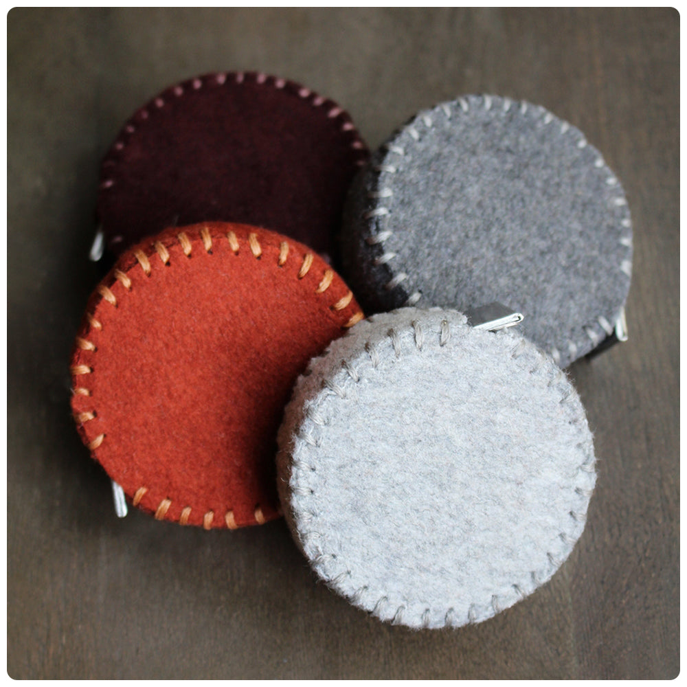 Hand-Stitched Woolen Tape Measures