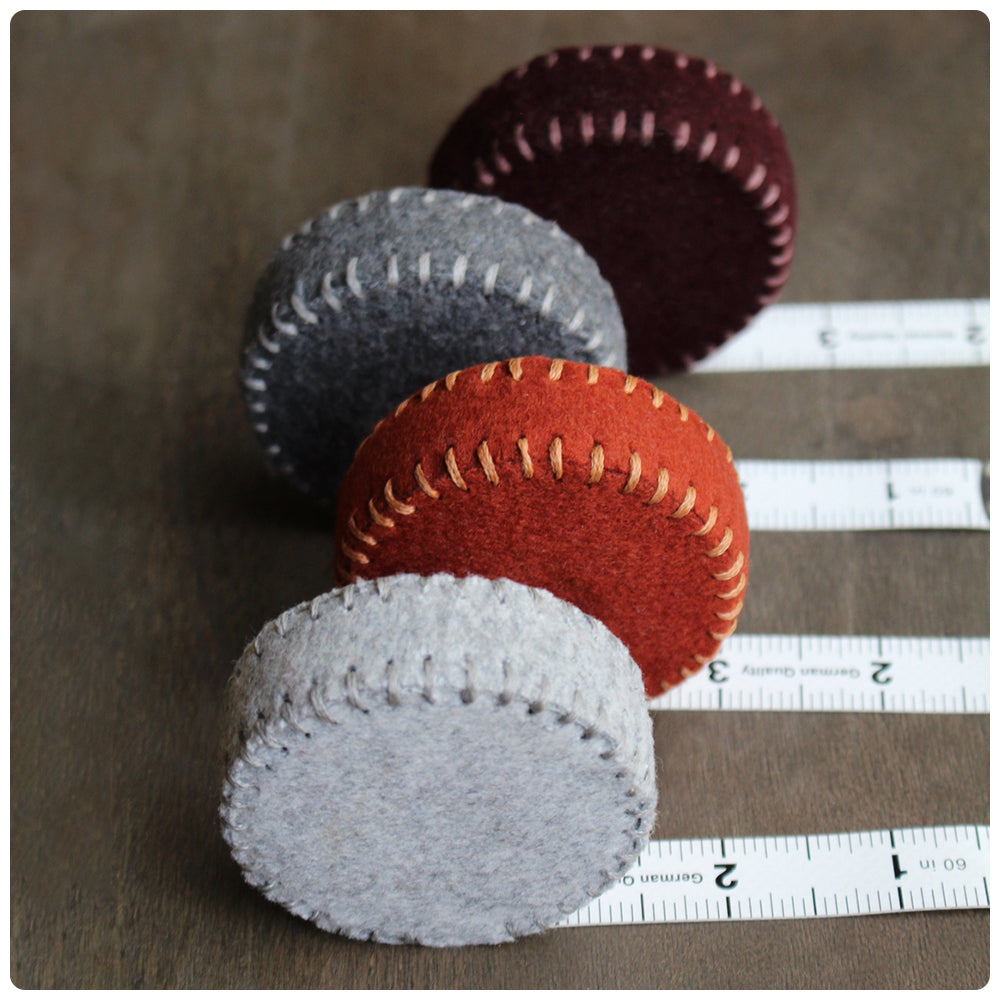 Hand-Stitched Woolen Tape Measures