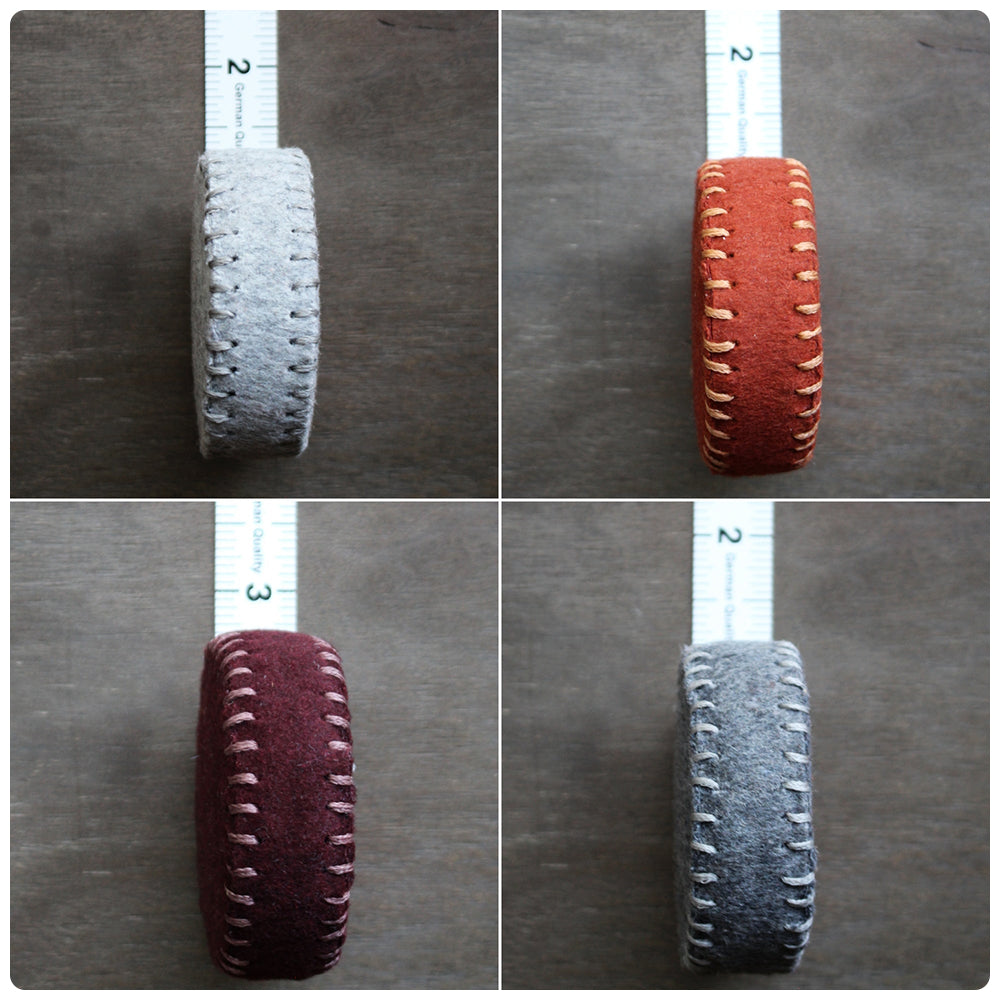 Hand-Stitched Woolen Tape Measures
