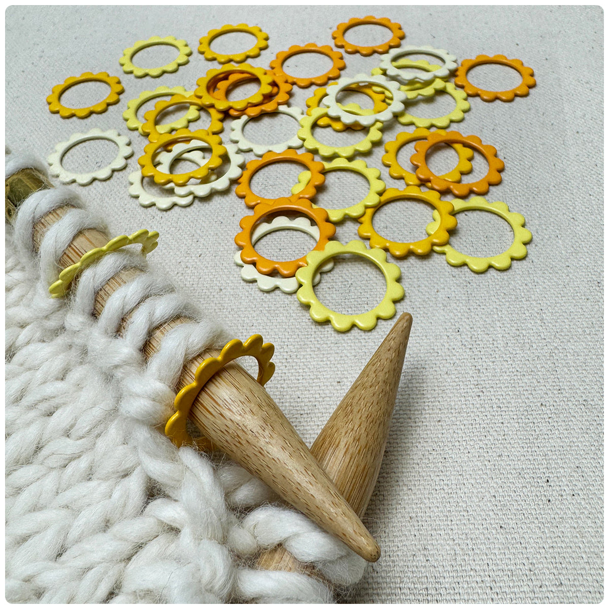 Extra Large Flower Stitch Markers