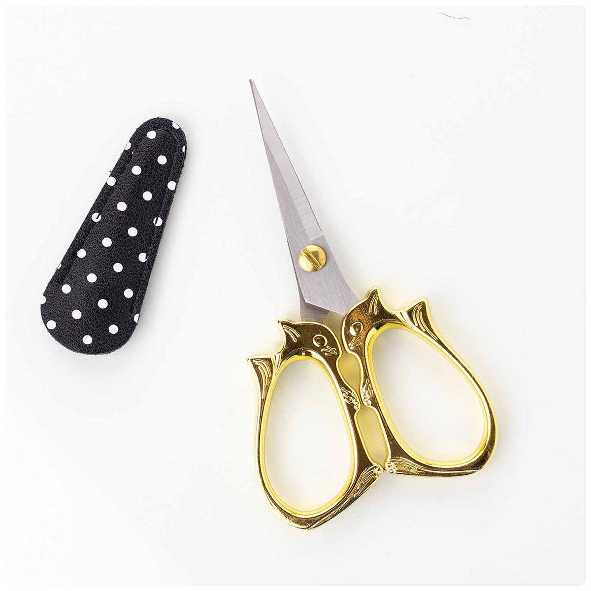 Golden Cat Embroidery Scissors