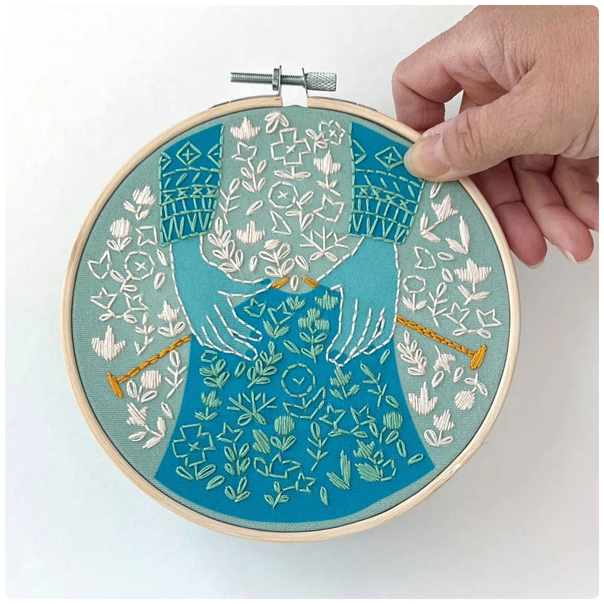 Knit Embroidery Kit