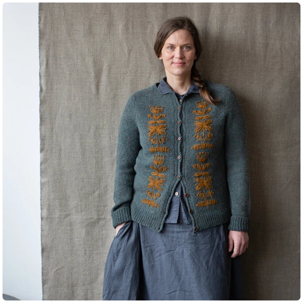 Embroidery on Knits by Judit Gummlich