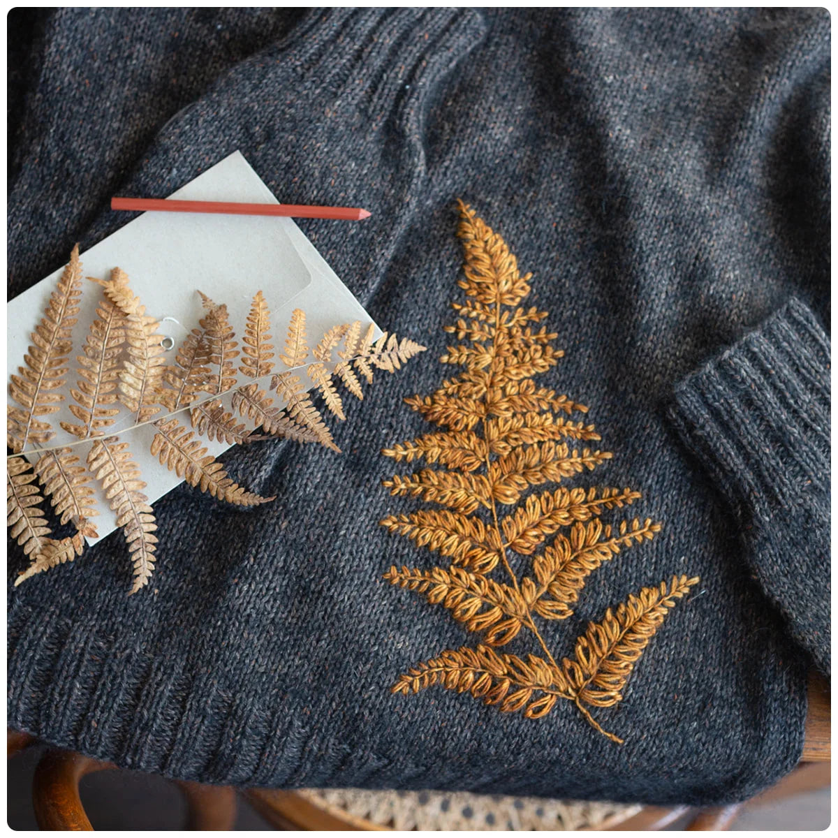 Embroidery on Knits by Judit Gummlich